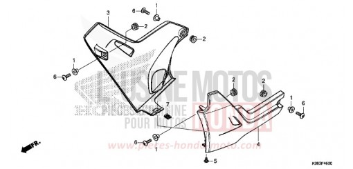 UNDER COWL CBF125NAJ de 2018
